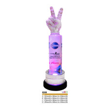 Crystal Glass LED Lighting Trophy NC8268<br>NC8268
